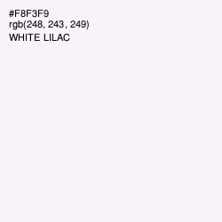 #F8F3F9 - White Lilac Color Image